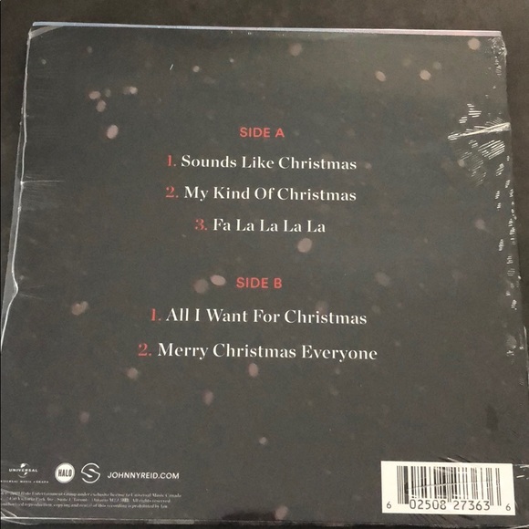 Johnny Reid - my kind of Christmas album record - Picture 2 of 2